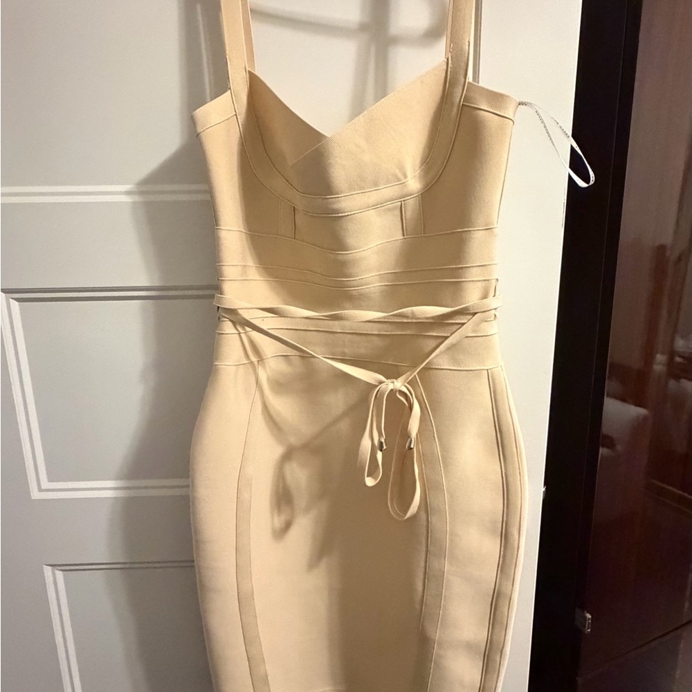 Chic Cream Mini Dress
